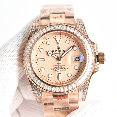 Rolex Submariner 40mm Automatic Movement Luminous Diamond Bezel Watch